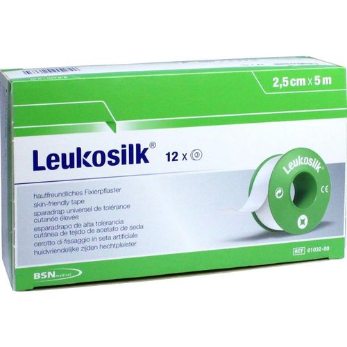 Leukosilk 5mx2.5cm 12 ST