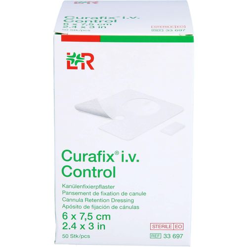 Curafix I.v. Control 6x7.5 cm 50 ST