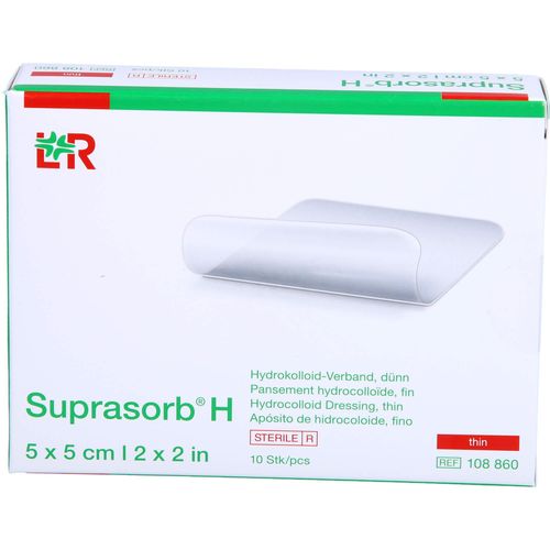 Suprasorb H Duenn 5x5cm 10 ST