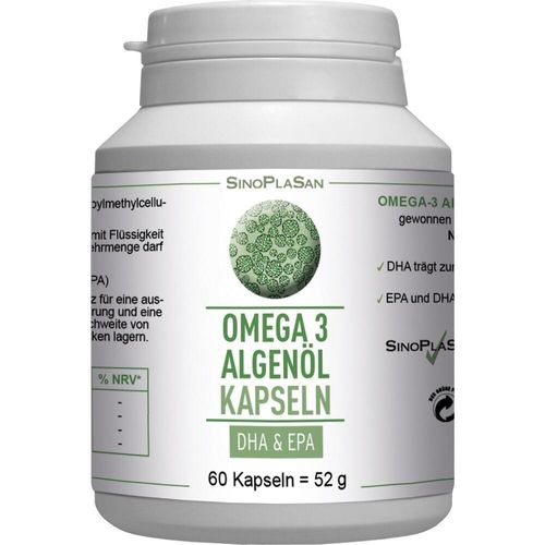 Omega-3 Algenöl Dha+epa 60 ST