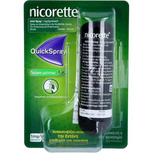 Nicorette Mint Spray 1 mg/Sprühstoß 1 ST