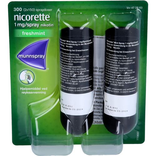 Nicorette Mint Spray 1 mg/Sprühstoß 2 ST