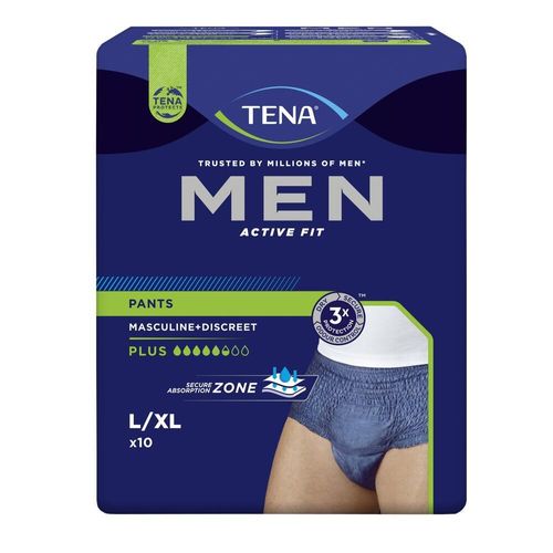 Tena Men Act.fit Inkontinenz Pants Plus L/Xl Blau 40 ST