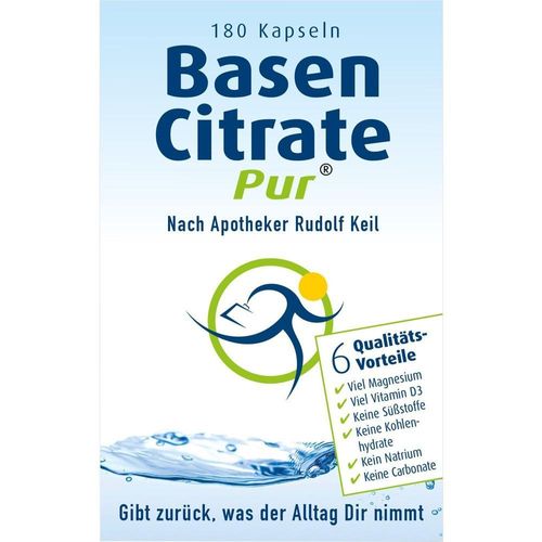 Basencitrate Pur nach Apotheker Rudolf Keil 180 ST