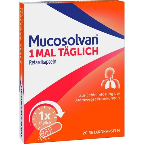 Mucosolvan 1Mal Täglich Retardkapseln 20 ST