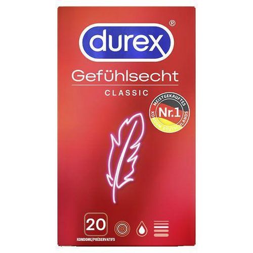 Durex Gefühlsecht Classic Kondome 20 ST