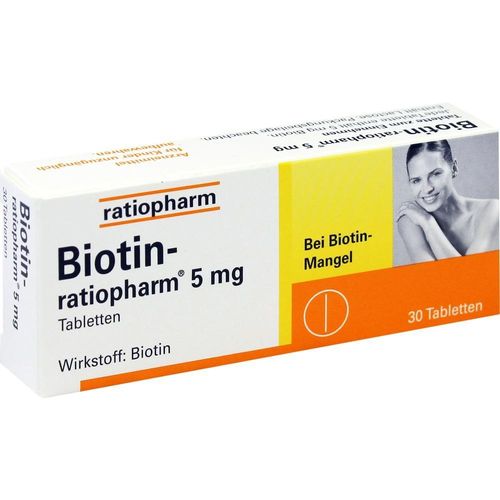 Biotin-Ratiopharm 5 mg 30 ST