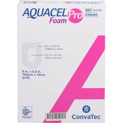 Aquacel Foam pro Ferse 19.8x14 cm 10 ST