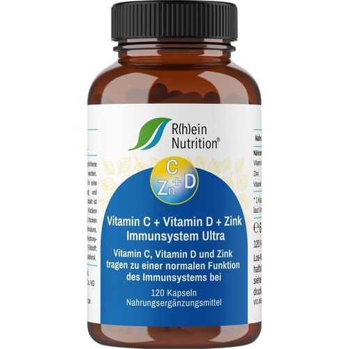 Vitamin C + Vitamin D + Zink Immunsystem Ultra 120 ST