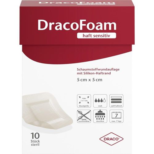 Dracofoam Haft Sensitiv 5x5cm 10 ST