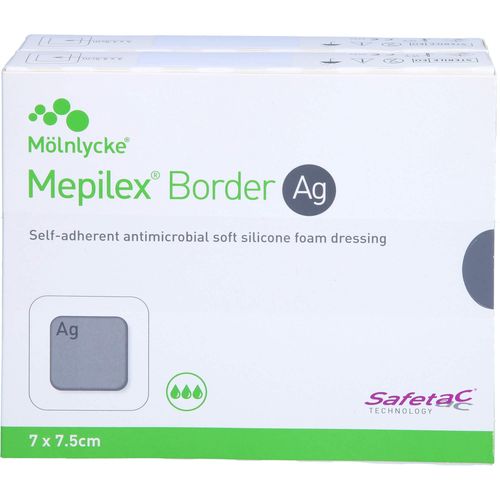 Mepilex Border Ag Schaumverb.7x7.5 cm 10 ST