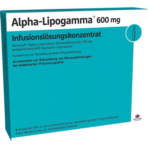 Alpha-Lipogamma 600 Infusionslösungskonzentrat 120 ML