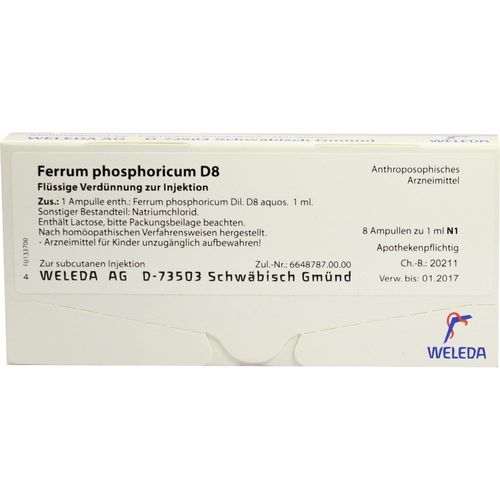 Ferrum Phos D 8 8 ML