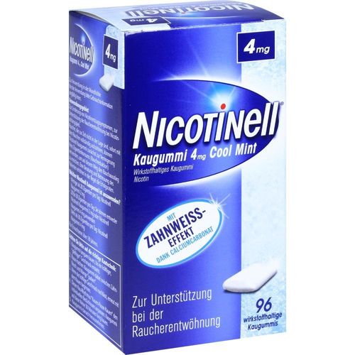 Nicotinell Kaugummi Cool Mint 4mg 96 ST