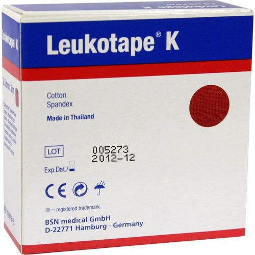 Leukotape K 2.5cm Rot 1 ST