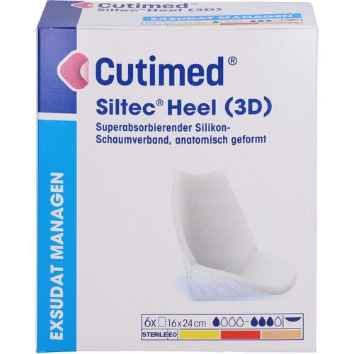 Cutimed Siltec Heel 3D 16 x 24cm 6 ST