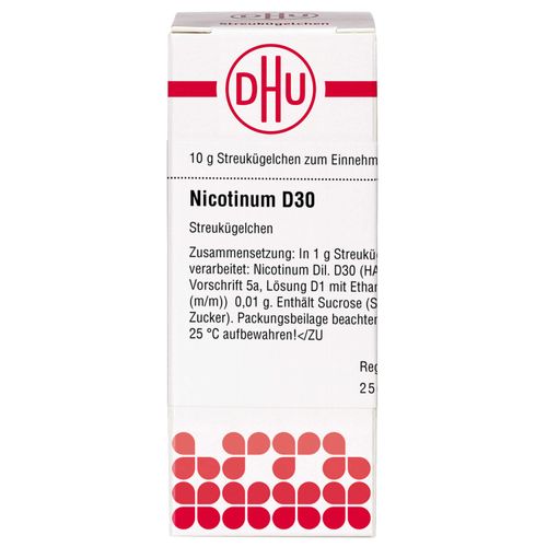 Nicotinum D30 Globuli Ind-Fert 10 G