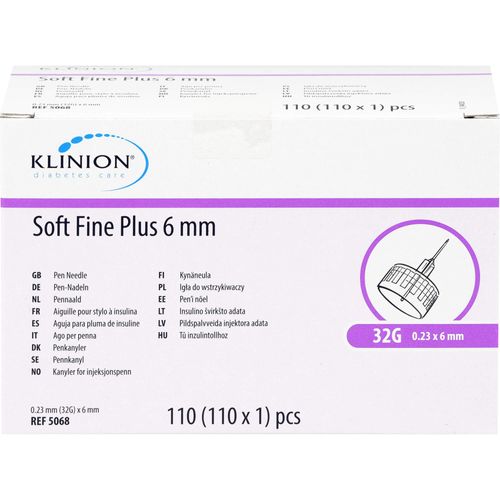 Soft Fine Plus Kanülen 6Mm 31G 0.25Mm 110 ST