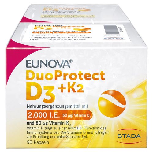 Eunova Duoprotect D3+k2 2000Ie/80Ug Kombi 180 ST