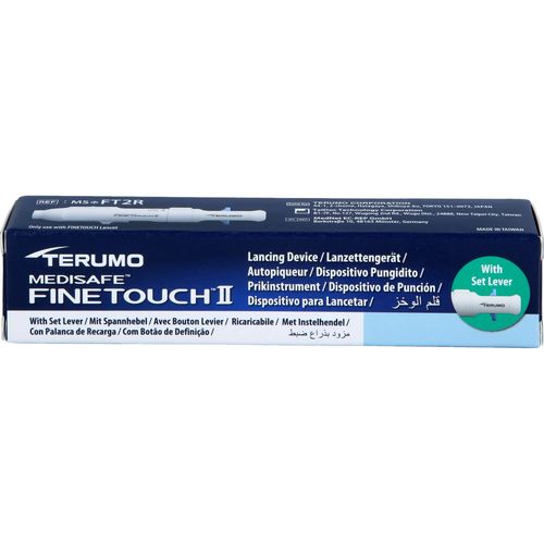 Terumo Medisafe Finetouch 2 Lanzettengerät M.hebel 1 ST