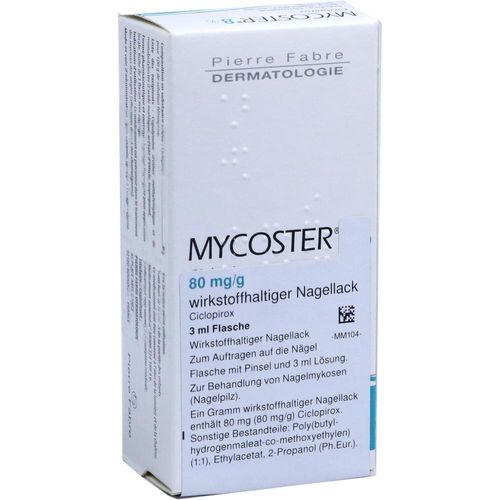 Mycoster 80 mg/G Wirkstoffhaltiger Nagellack 3 ML