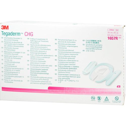 Tegaderm Chg 3M Iv Fixierband 8.5x11.5cm 25 ST