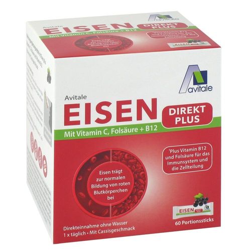 Eisen Direkt Plus Vitamin C+folsäure+b12 60 ST