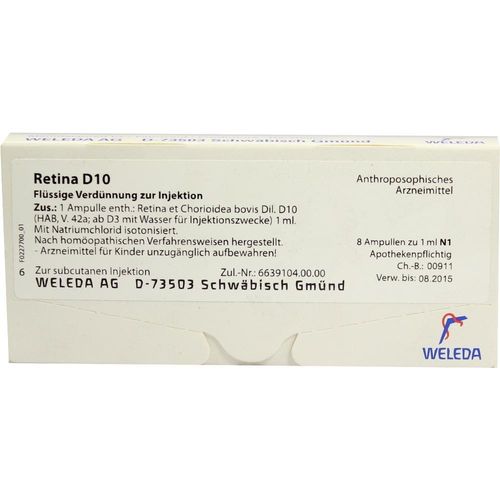 Retina D10 8 ML