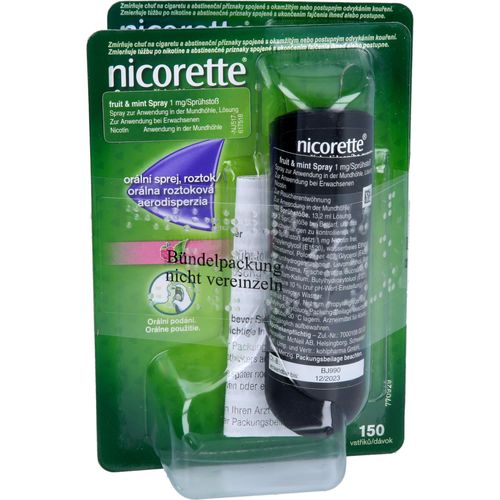 Nicorette Fruit & Mint Spray 1 mg/Sprühstoß 2 ST