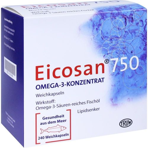 Eicosan 750 Omega-3-Konzentrat 240 ST