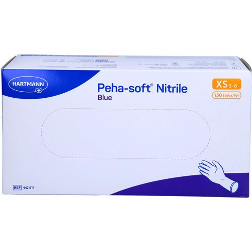 Peha-Soft Nitrile Blue Größe Xs 150 ST