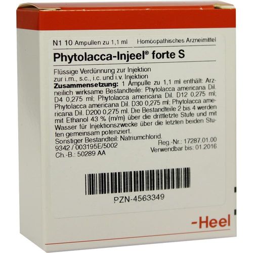 Phytolacca-Injeel Forte S 10 ST