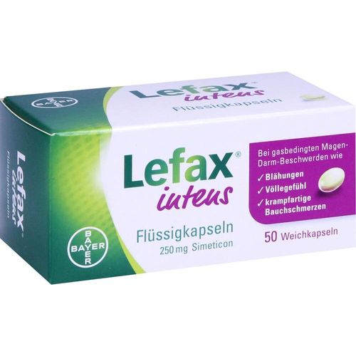 Lefax Intens Flüssigkapseln 250mg Simeticon 50 ST