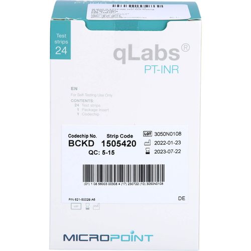 Qlabs Ptz-Inr Tests Zur Inr Bestimmung 24 ST