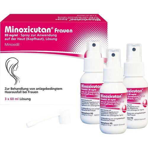 Minoxicutan Frauen 20mg/ml Spray 180 ML