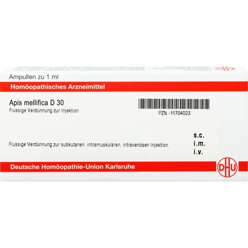 Apis Mellifica D30 Ampullen 8 ML