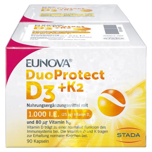 Eunova Duoprotect D3+k2 1000Ie/80Ug Kombi 180 ST