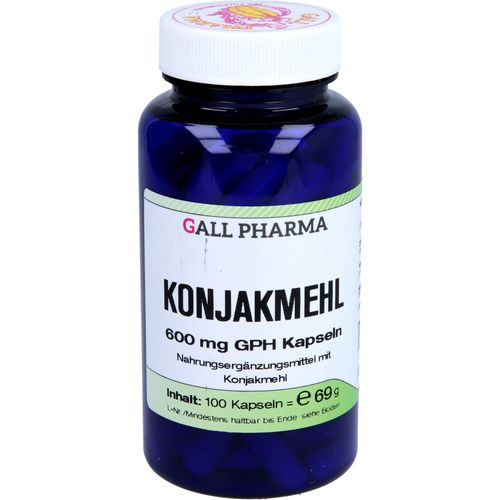 Konjakmehl 600mg Kapseln 100 ST