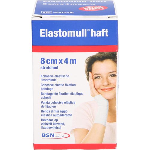 Elastomull Haft 4M X 8cm 10 ST