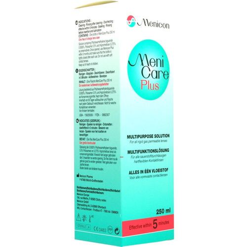 Meni Care Plus Kontaktlinsenpflegemittel 250 ML