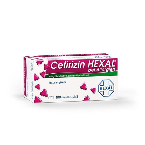 Cetirizin Hexal bei Allergien 100 ST