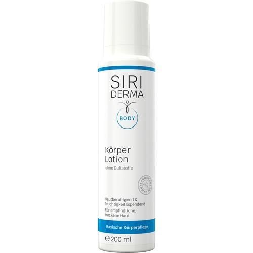 Siriderma Körperlotion ohne Duftstoffe 200 ML