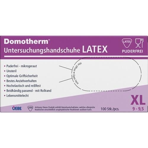 Domotherm Untersuchungshandschuhe Latex Xl 100 ST