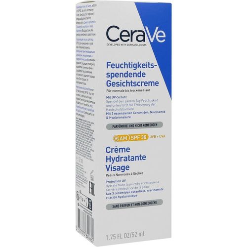 Cerave Feuchtigkeitsspendende Gesichtscreme SPF 30 52 ML