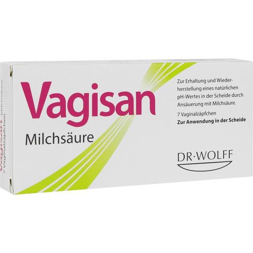 Vagisan Milchsäure Vaginalzäpfchen 7 ST