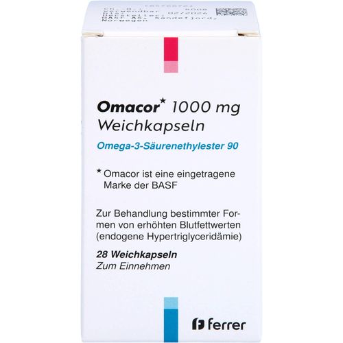 Omacor Weichkapseln 28 ST