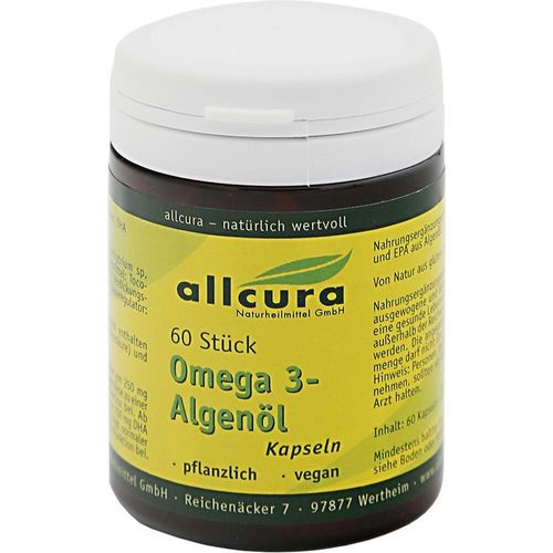 Omega 3 Algenöl Kapseln 60 ST