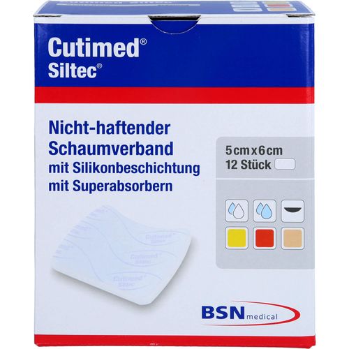 Cutimed Siltec 5x6cm 12 ST