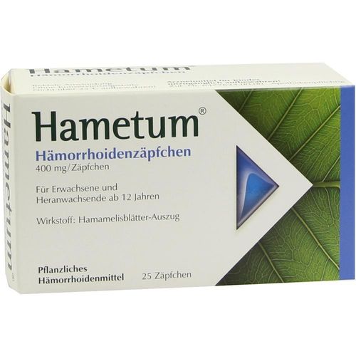 Hametum Hämorrhoiden Zäpfchen 25 ST