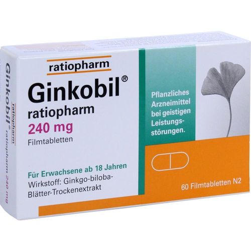 Ginkobil Ratiopharm 240mg 60 ST